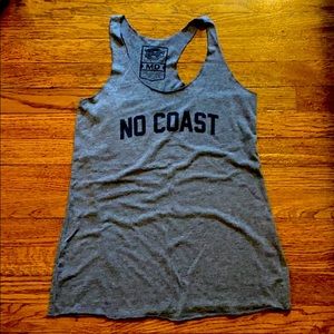 Racer back “no coast” tank